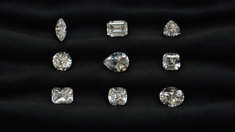 Moissanite jewelry collection