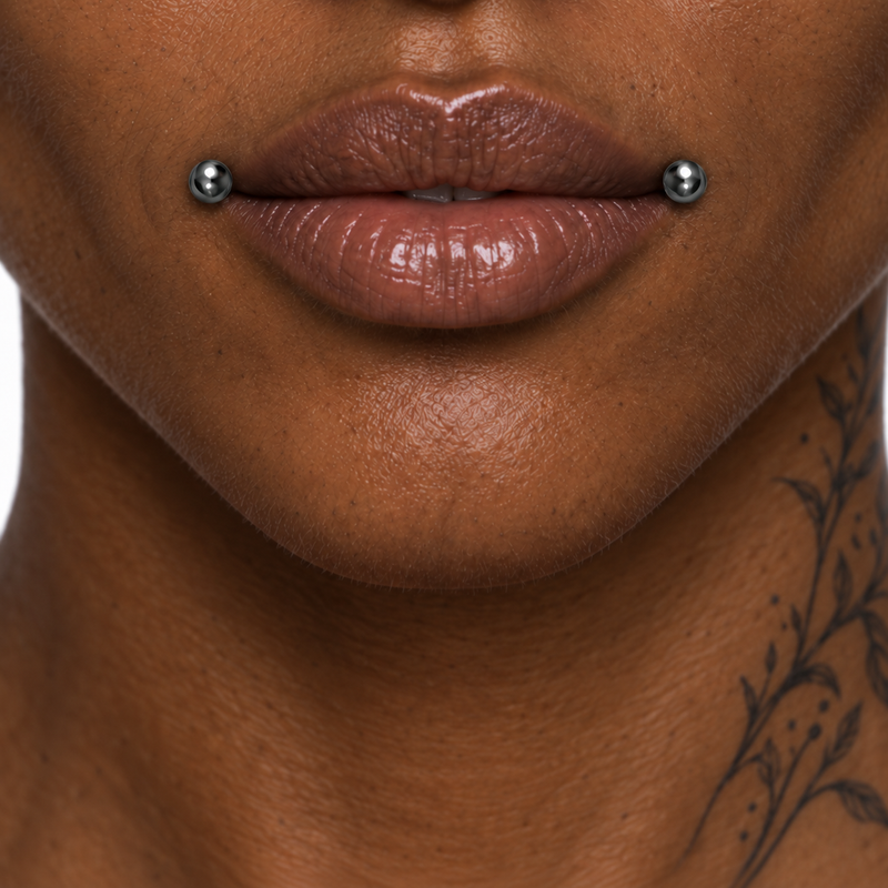 Dahlia piercing jewelry placement