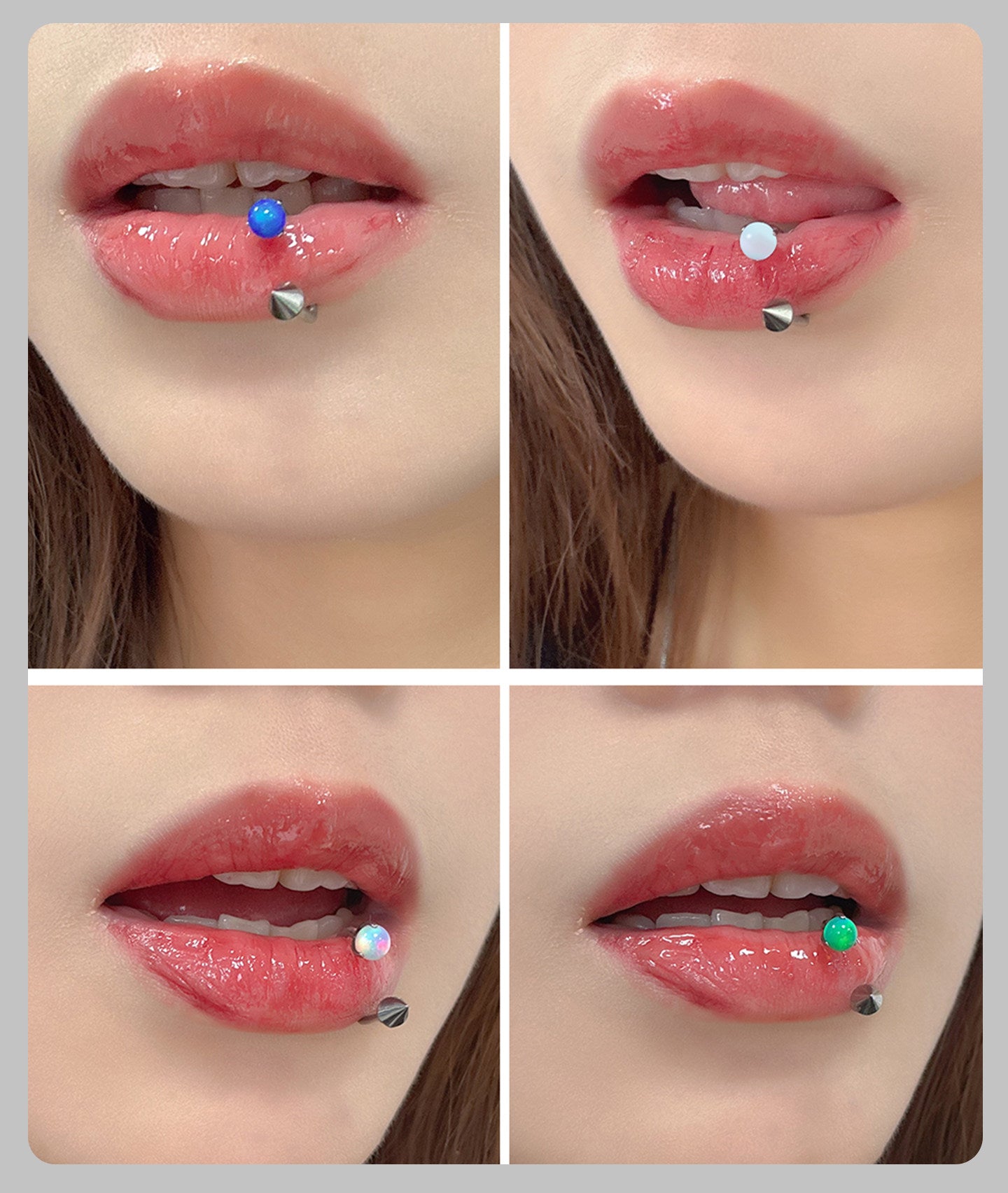 16G Opal Spike Titan U-Ring 