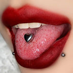 3D Heart Barbell | Cute Y2K Surgical Steel Tongue Ring