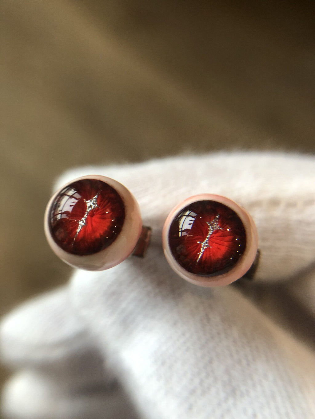 Cthulhu-Auge – Herz &amp; Kreuz | Ohr-/Lippen-/Zungenstecker 