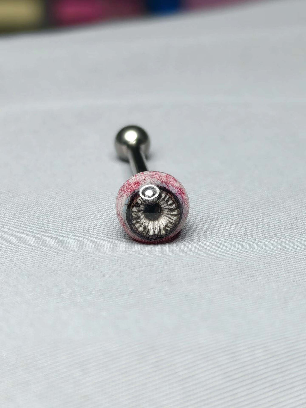 Cthulhu-Auge – Herz &amp; Kreuz | Ohr-/Lippen-/Zungenstecker 