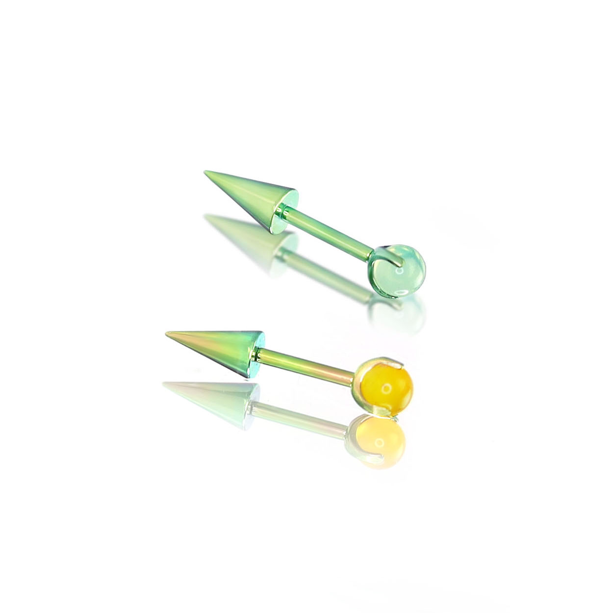 MLP Titanium Demon Ear Stud | Gothic Cartilage Piercing | Devil Wing Helix Earring