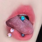 Clou de langue en titane à filetage interne Claw Opal 