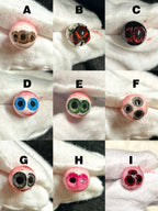 Awakening of the Arachnid | Titanium Multi-Pupil Mutant Eyeball Stud