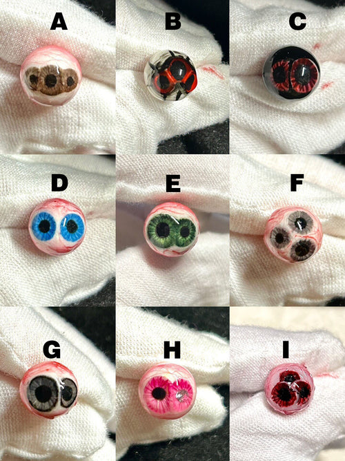 Cthulhu-Auge – Herz &amp; Kreuz | Ohr-/Lippen-/Zungenstecker 