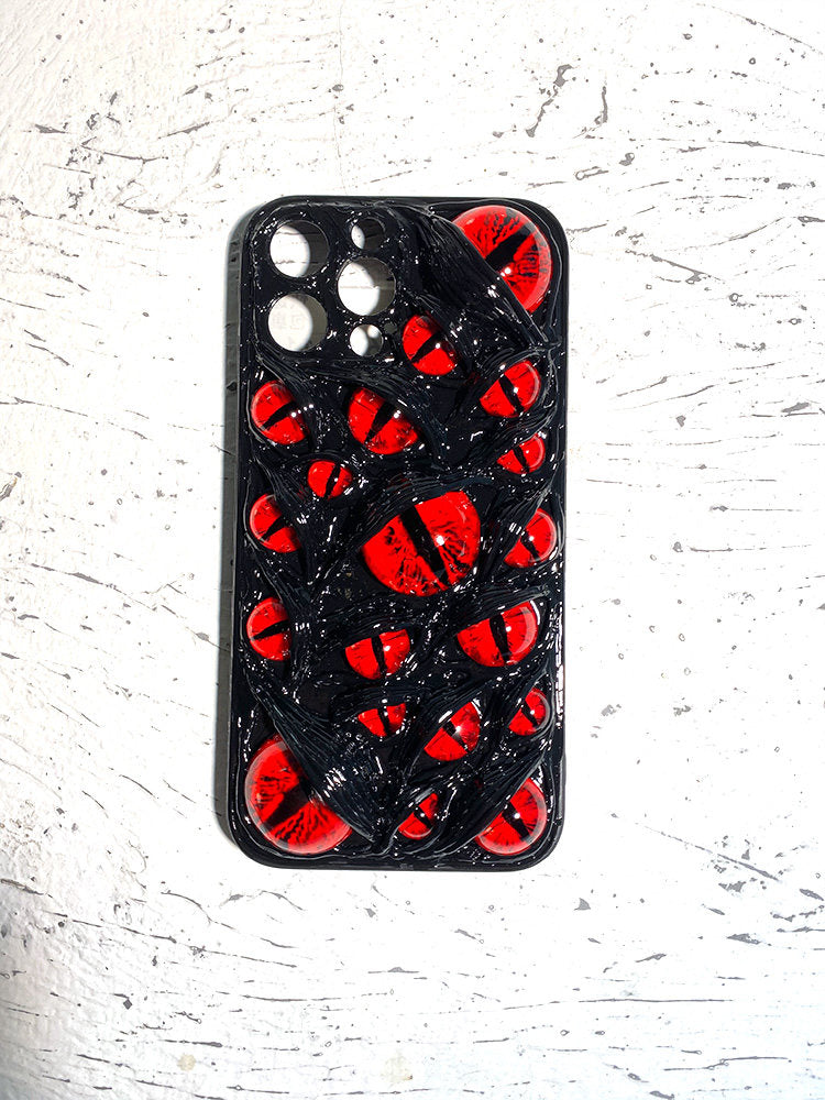 Eldritch Skin: The Watcher - 3D Cthulhu Eyeball Case(6 Glow Styles)