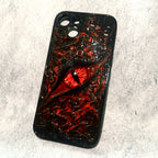 "Elemental Chaos" Marbled Dragon Eye 3D Phone Case | Swirling Texture Resin Cover