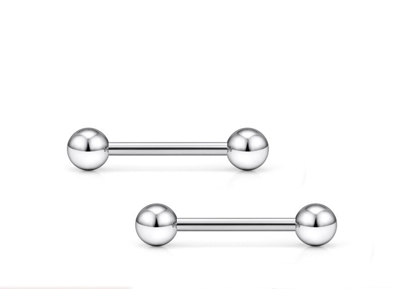 Hypoallergenic Titanium Barbell - For Tongue, Nipple & Ear Piercings - Crux Jewelry product image 1
