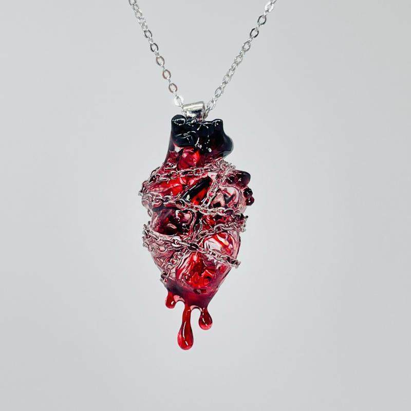 Œil de Cthulhu - Collier à double pupille sanglante