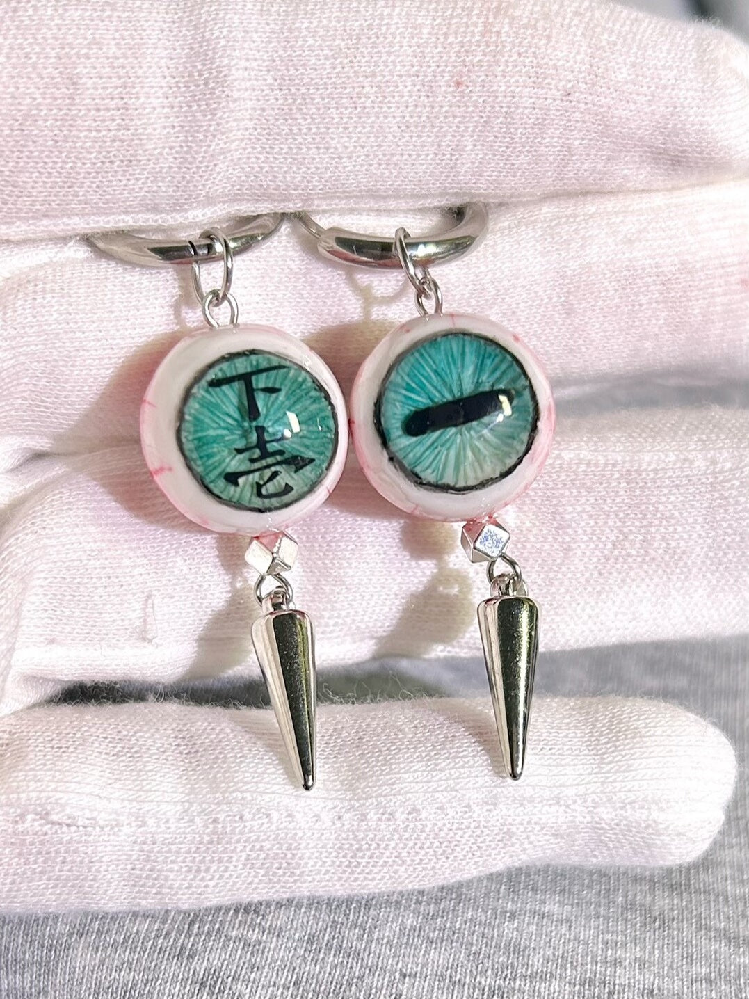 Hypnotic Nightmare | Lower Rank One Enmu Inspired Eyeball Earrings