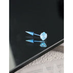 The Glacier Devil's Eye - Titanium Cartilage & Helix Stud