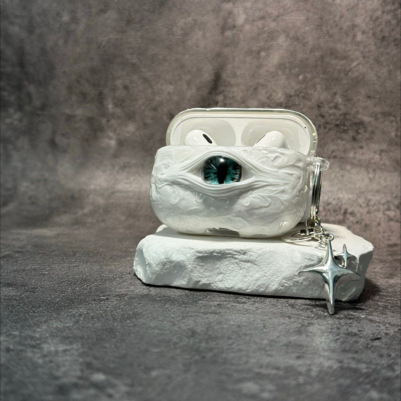 "Pocket Monster" 3D Multi-Eye AirPods Case | Handmade Horror Gore & Glow Texture Cover