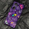 "Prismatic Void" 3D Slime Phone Case | Holographic Dragon Eye & Wet Texture Art