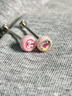 Cthulhu-Auge – Herz &amp; Kreuz | Ohr-/Lippen-/Zungenstecker 