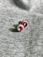 Titanium Glitter Core Eyeball Piercing Stud | Vampire Goth Jewelry