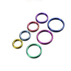 ASTM F136 Titanium Sleeper Hoop - Seamless Healing Clicker for Cartilage, Nose & Lip