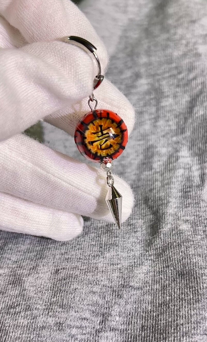 The Primordial Gaze | Upper Rank One Kokushibo Eyeball Earrings