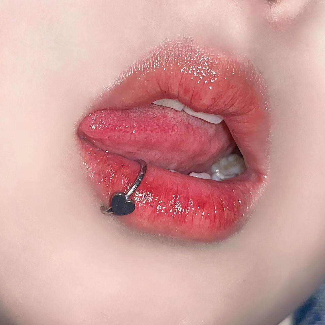 316L Surgical Steel Shaped Seamless Ring - Cross, Star & Heart Hinged Lip Hoop