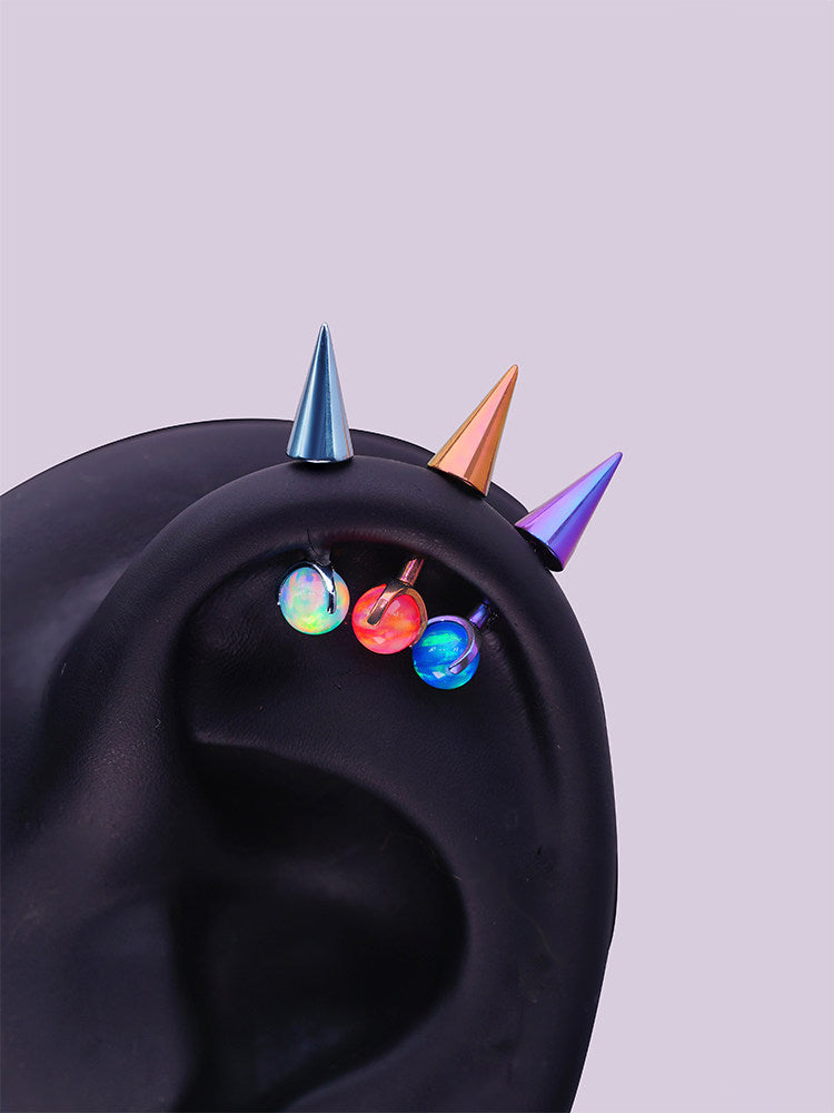 Opal Demon Spike Titan-Knorpelstecker mit Innengewinde 