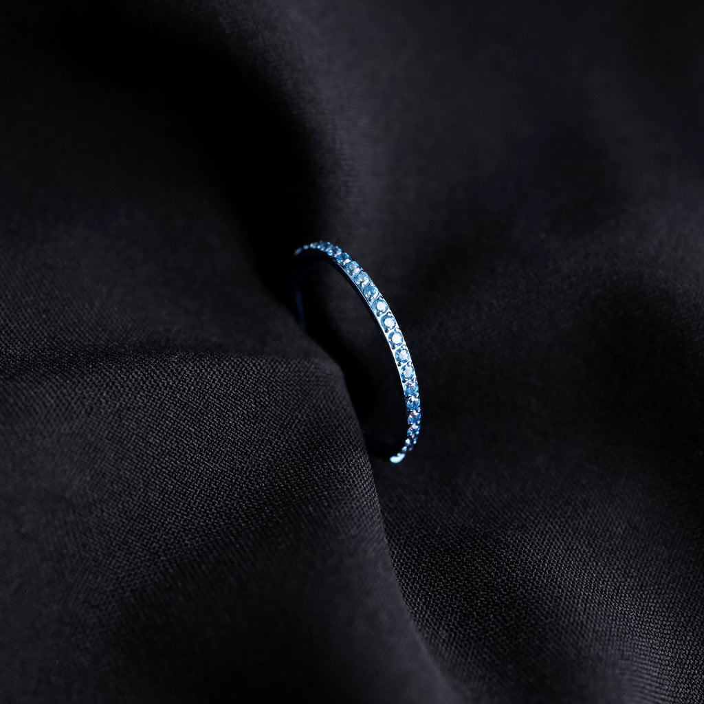 Anneau de nez à cliquet en titane et zircon cubique 16G 