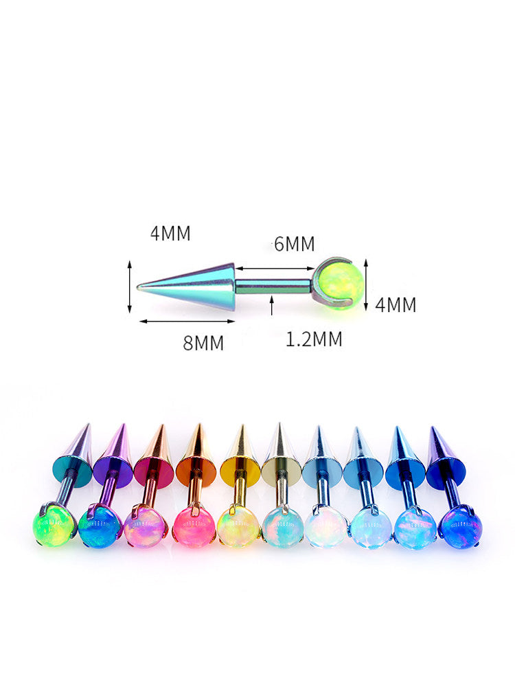 Opal Demon Spike Titan-Knorpelstecker mit Innengewinde 