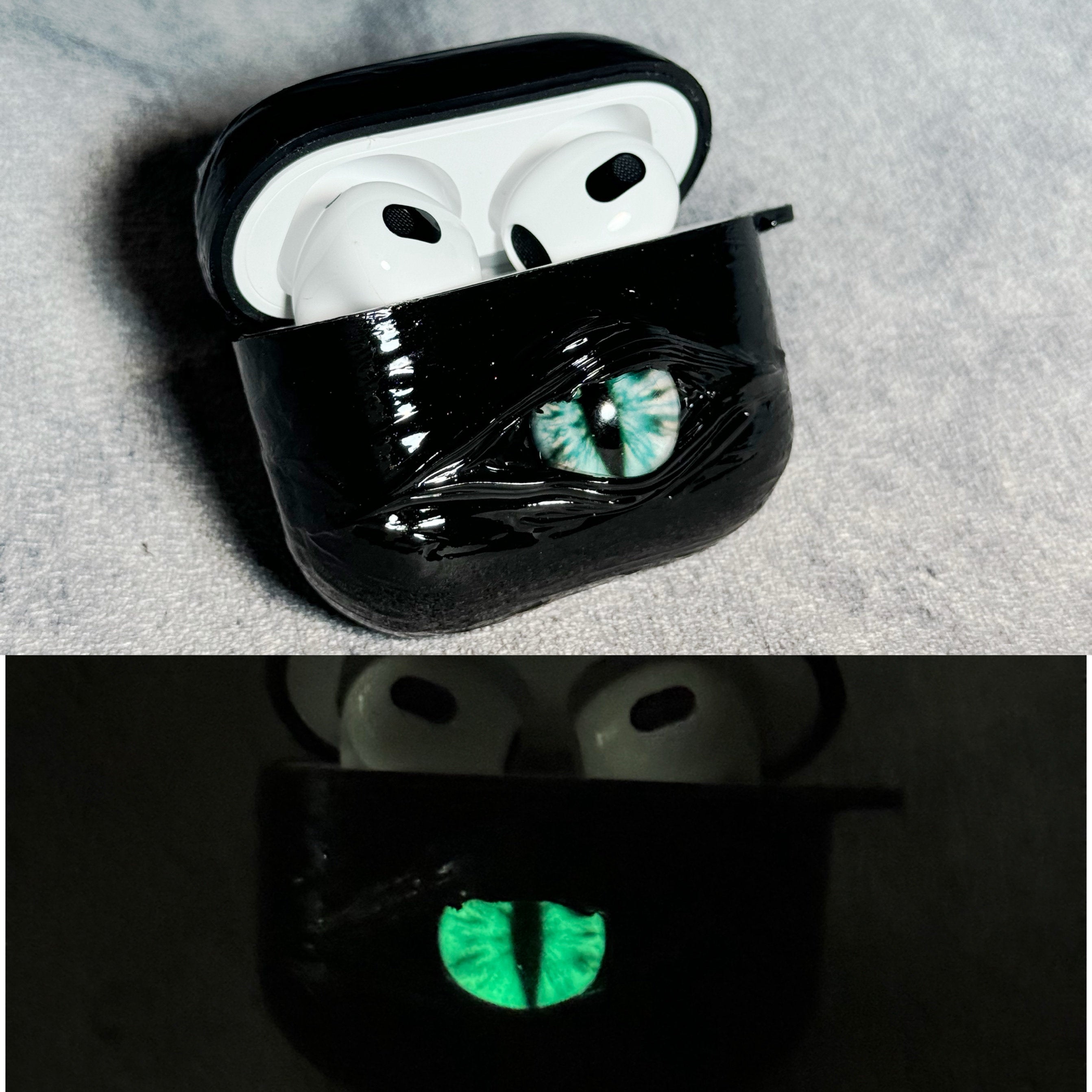 "Pocket Monster" 3D Multi-Eye AirPods Case | Handmade Horror Gore & Glow Texture Cover
