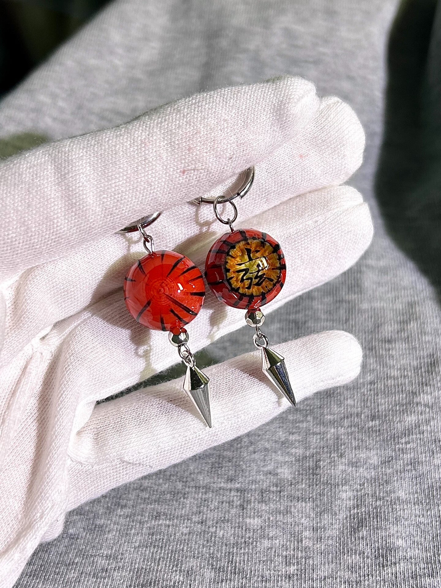 The Primordial Gaze | Upper Rank One Kokushibo Eyeball Earrings