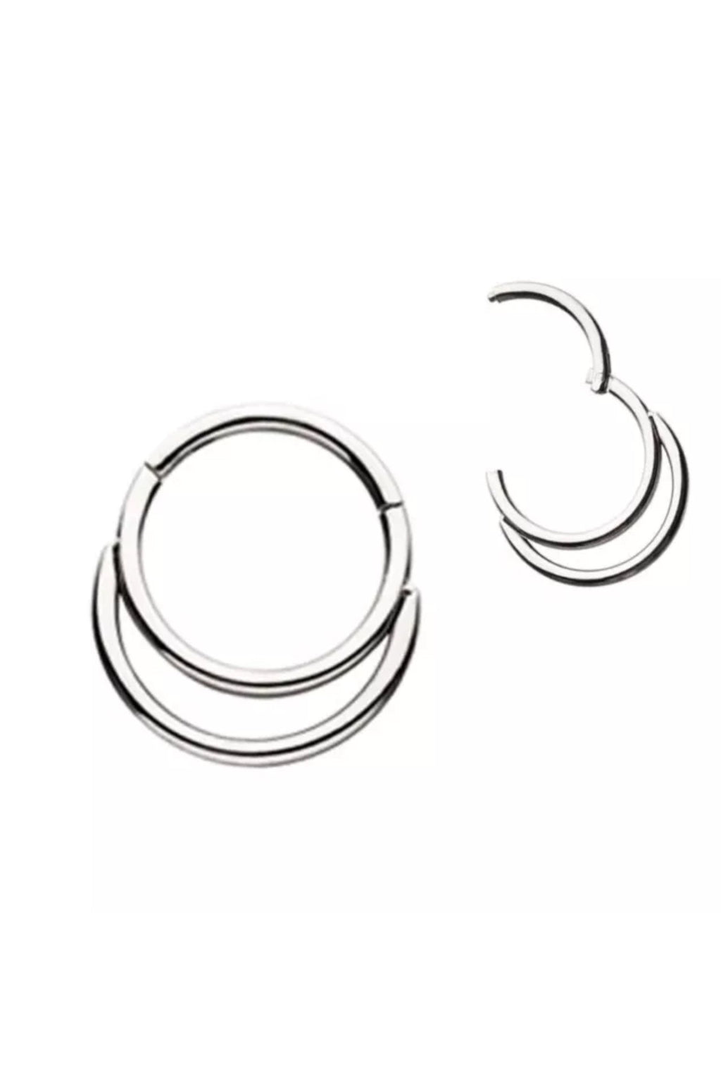 16G Moon Edelstahl-Segment-Hoop-Reifen 