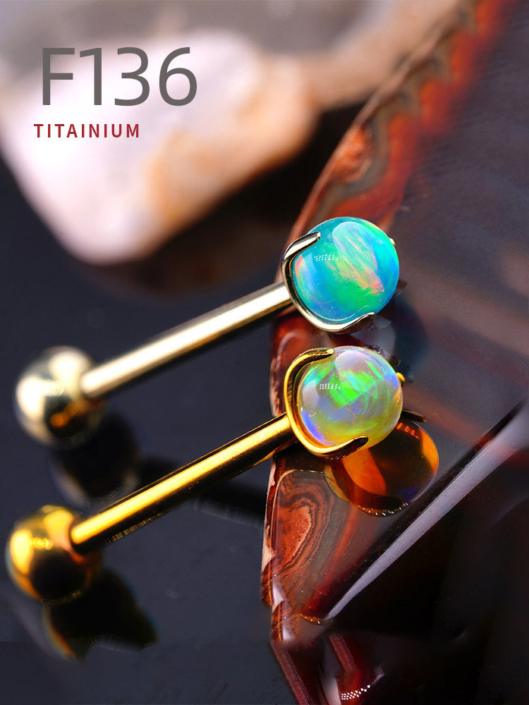 Clous de cartilage en titane à filetage interne Opal Demon Spike 