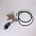 "Corrupted Soul" Black Smoke Anatomical Heart - Ink Wash Resin