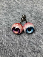 Cthulhu-Auge – Herz &amp; Kreuz | Ohr-/Lippen-/Zungenstecker 
