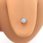 Clou de langue en titane à filetage interne Claw Opal 