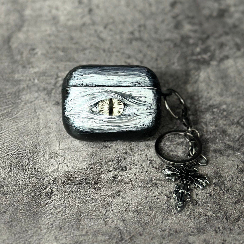 "Pocket Monster" 3D Multi-Eye AirPods Case | Handmade Horror Gore & Glow Texture Cover