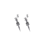 Sliver Dagger Pendant Stainless Steel Ear Studs - Sliver Dagger Pendant Stainless Steel Ear Studs - Set by CRUXJEWELRY