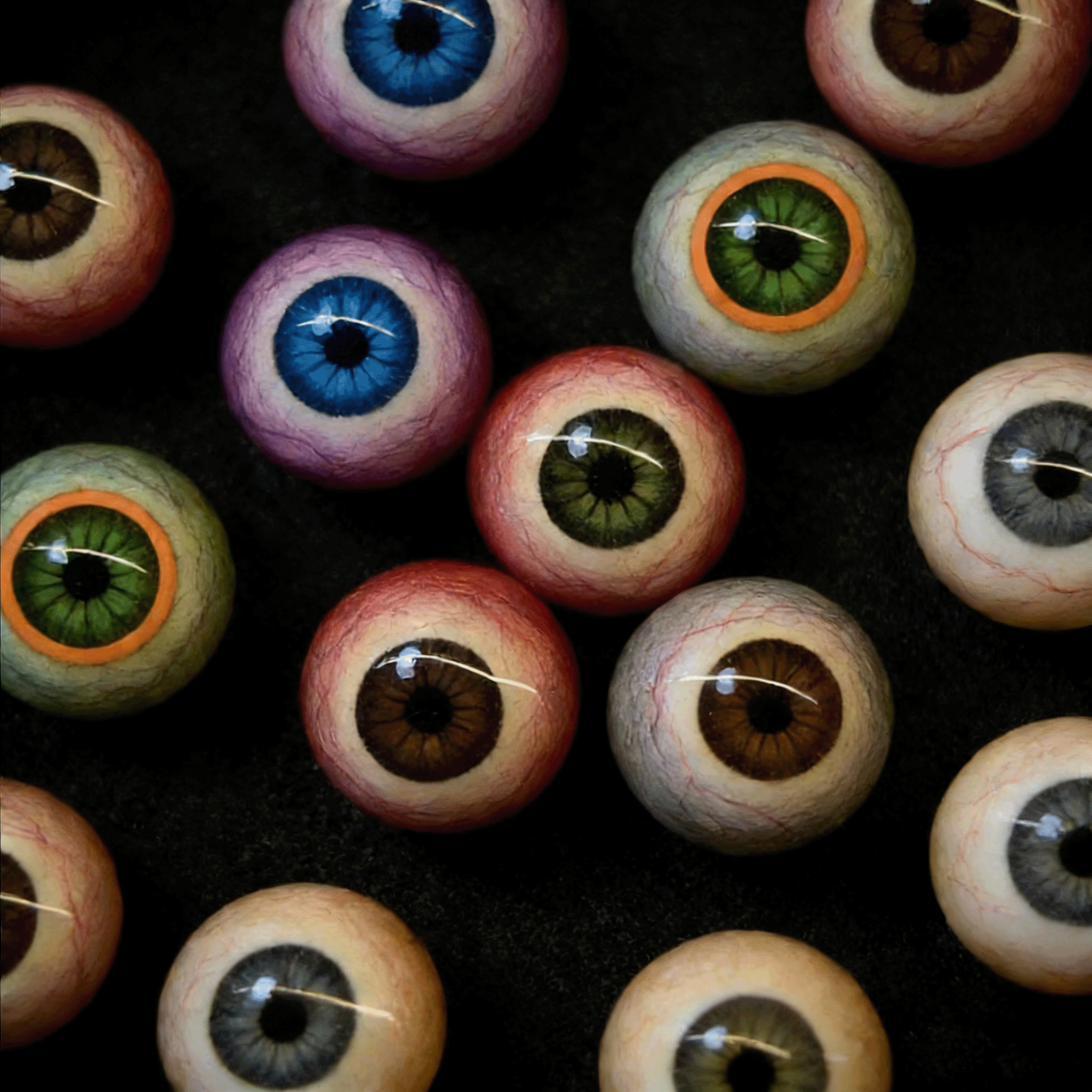 Œil de Cthulhu - Regard bleu et vert | Piercings oreilles/lèvres/langue 