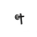 Gothic Cross Spike Externally Threaded Stainless Steel Ear Studs - Gothic Cross Spike Externally Threaded Stainless Steel Ear Studs - Single by CRUXJEWELRY