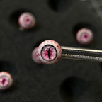 Cthulhu Eye - Demon Slayer | Kamado Nezuko | Ear/Lip/Tongue Studs - Cthulhu Eye - Demon Slayer | Kamado Nezuko | Ear/Lip/Tongue Studs - 1PCS / Flat-Back（Default） / 4mm by CRUXJEWELRY