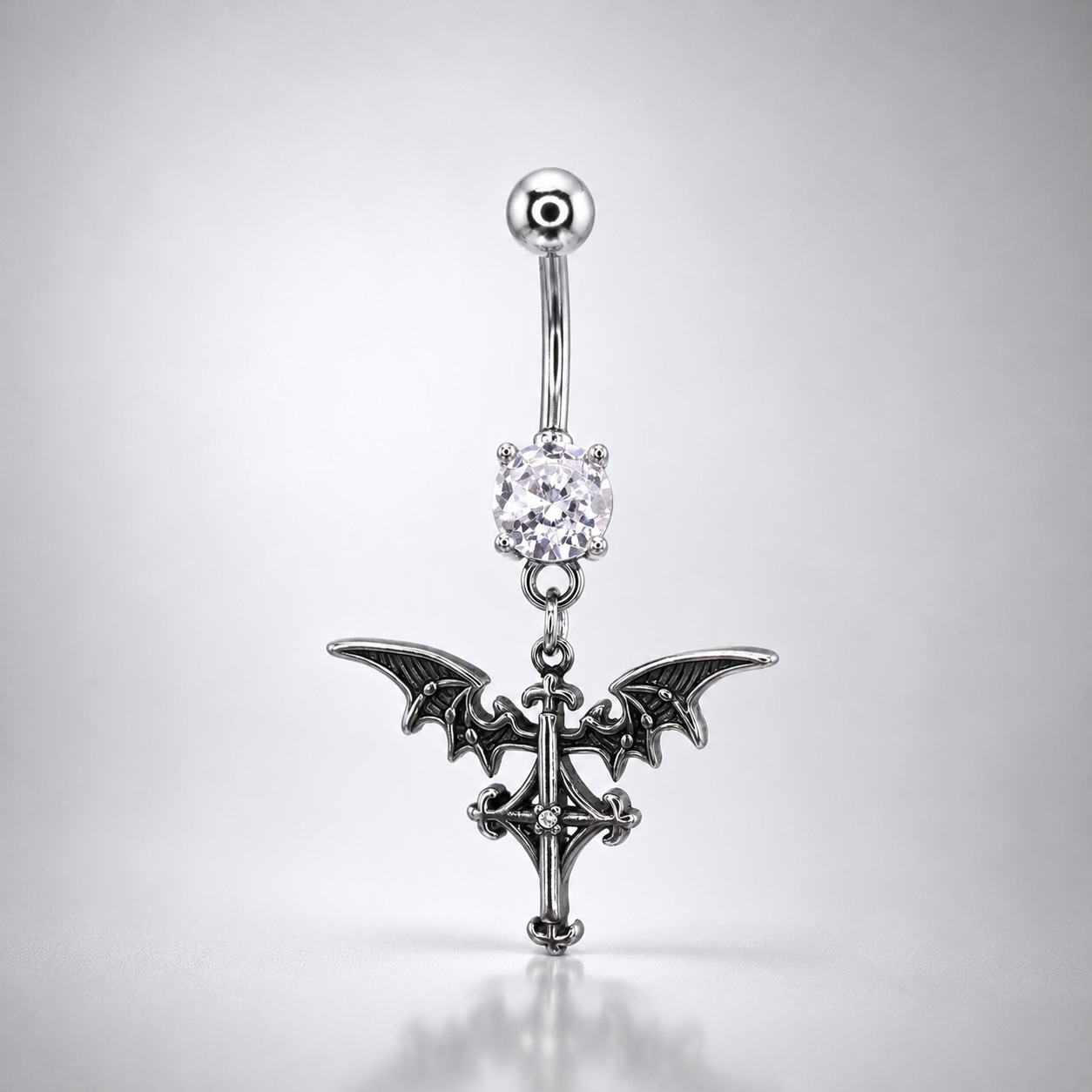 Bat Wing Dangle Belly Ring