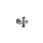 Cross Externally Threaded Stainless Steel Ear Studs - Cross Externally Threaded Stainless Steel Ear Studs - Single by CRUXJEWELRY