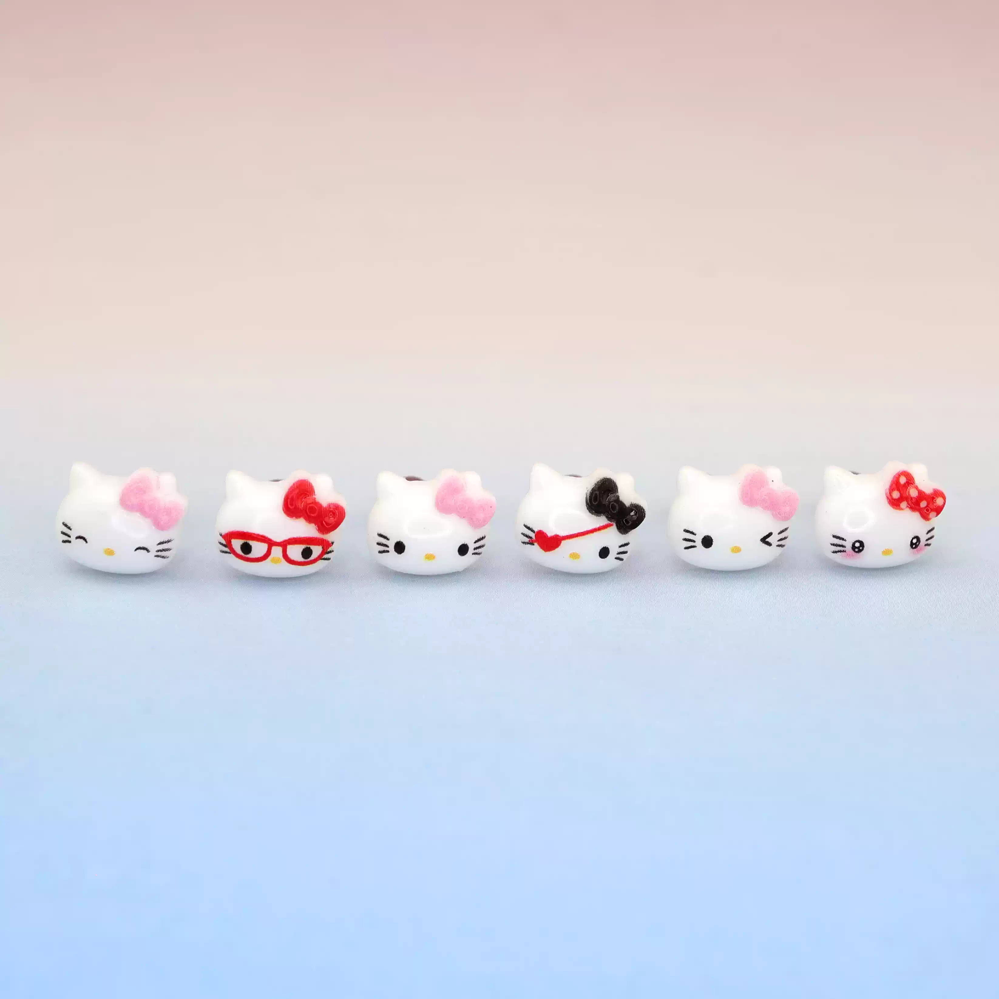 Paws & Purrs - Sweet Punk Kitty Face Ear Stud - Paws & Purrs - Sweet Punk Kitty Face Ear Stud - Basic / 0.8mm/20G by CRUXJEWELRY