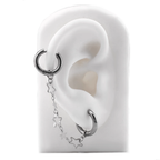 Openwork Pentagram Y2K Ear Chain - product image 3
