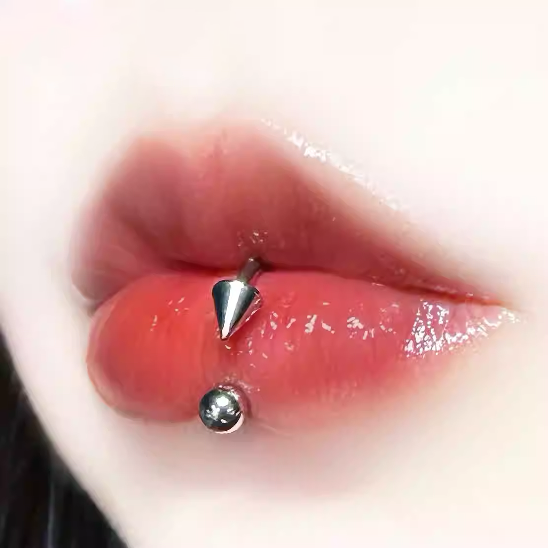 Surgical Steel Spike & Ball Rings - Surgical Steel Spike & Ball Rings - Sliver / Spike / 8mm by CRUXJEWELRY