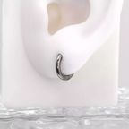 ASTM F136 Titanium Clicker Hoops - ASTM F136 Titanium Clicker Hoops - Single / 8mm by CRUXJEWELRY