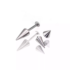 Titanium Internally Threaded Spike Ends Accessories - Titanium Internally Threaded Spike Ends Accessories - 3*3mm by CRUXJEWELRY