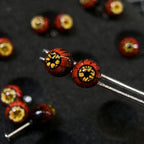 Cthulhu Eye - Demon Slayer Upper Rank One - Kokushibo Ear/Lip/Tongue Studs - Cthulhu Eye - Demon Slayer Upper Rank One - Kokushibo Ear/Lip/Tongue Studs - Pupilla / Flat-Back / 4mm by CRUXJEWELRY