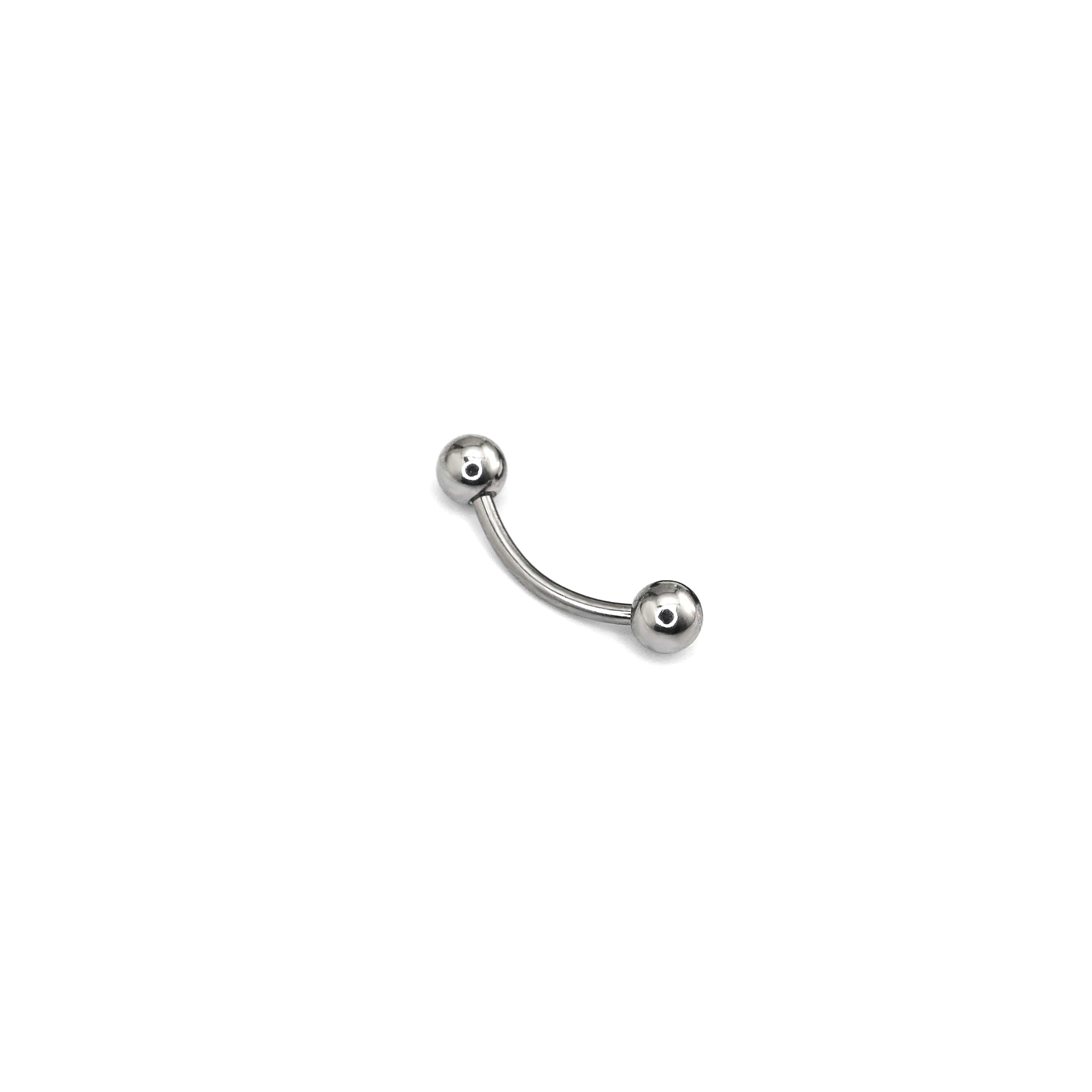Basic Ball External Thread Stainless Steel Eyebrow Barbell - Basic Ball External Thread Stainless Steel Eyebrow Barbell - Sliver / 6mm by CRUXJEWELRY
