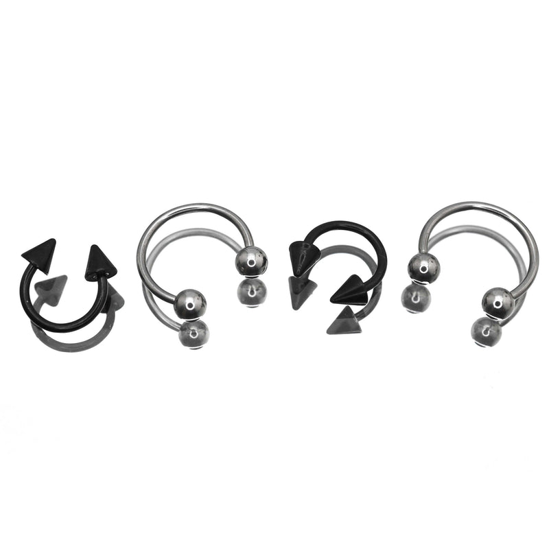 Surgical Steel Spike & Ball Lip Barbell - product overview