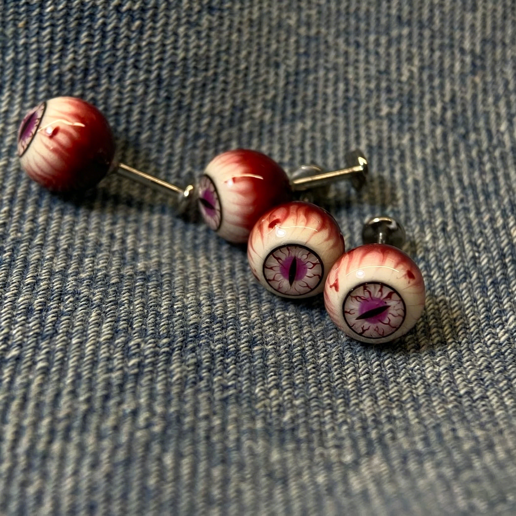Cthulhu Eye - Demon Slayer | Kamado Nezuko |  Ear/Tongue/Lip Studs