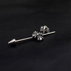 Crossbow Stainless Steel Industrial Barbell - Crossbow Stainless Steel Industrial Barbell - Default Title by CRUXJEWELRY